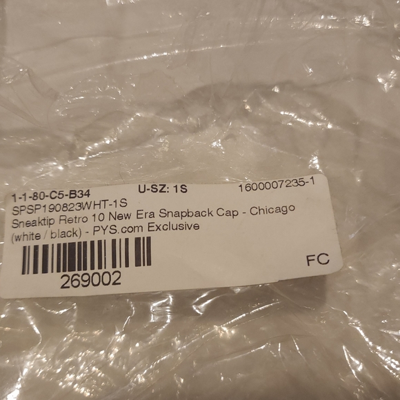 Rare 2011 Sneaktip Jordan Retro 10 X New Era Snapback Hat Cap- Chicago Bulls - Picture 4 of 13
